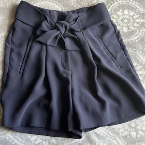 Navy blue H&M trouser shorts